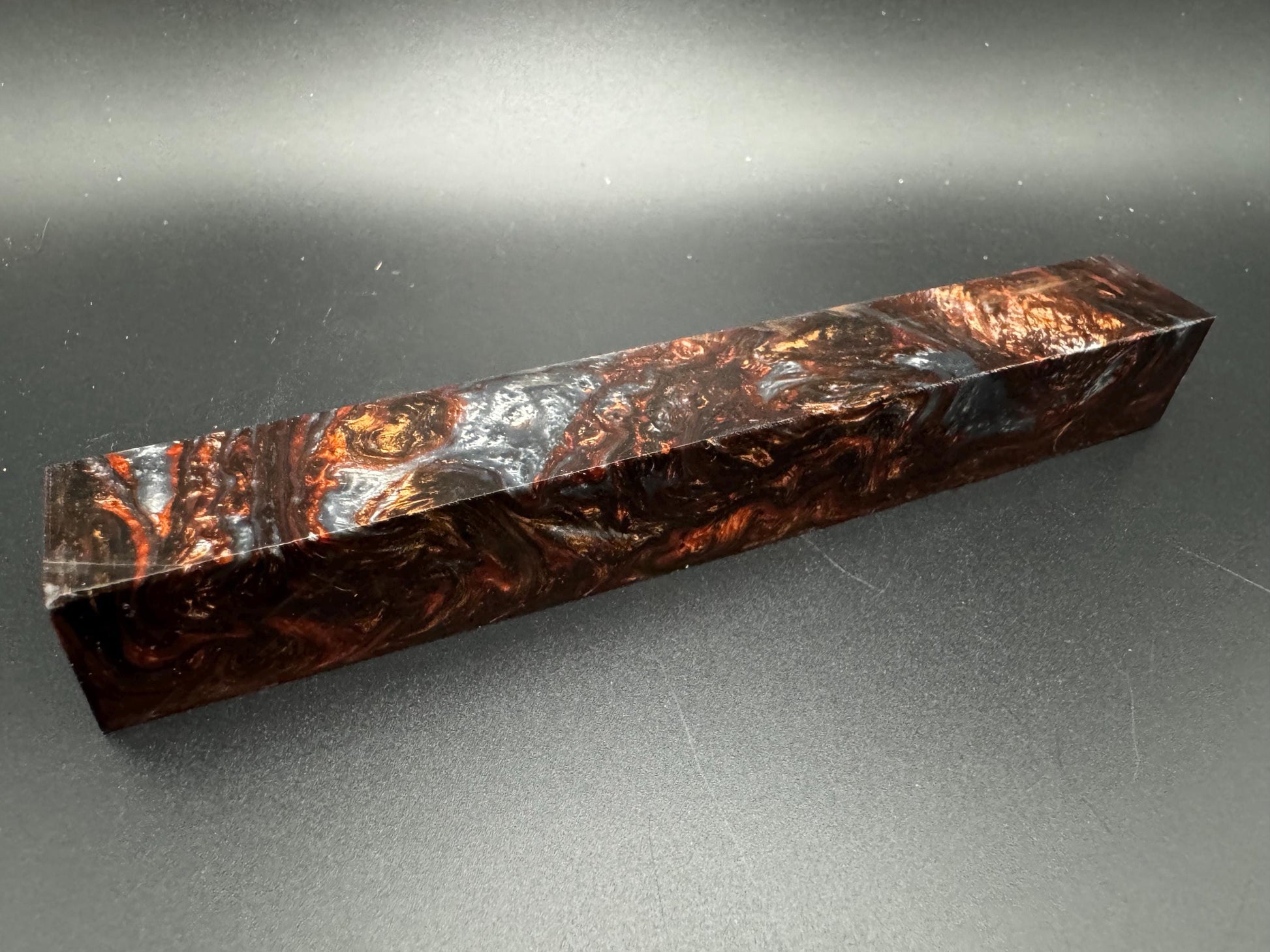 Pen Turning Blank, Alumilite Resin, Old Fashioned