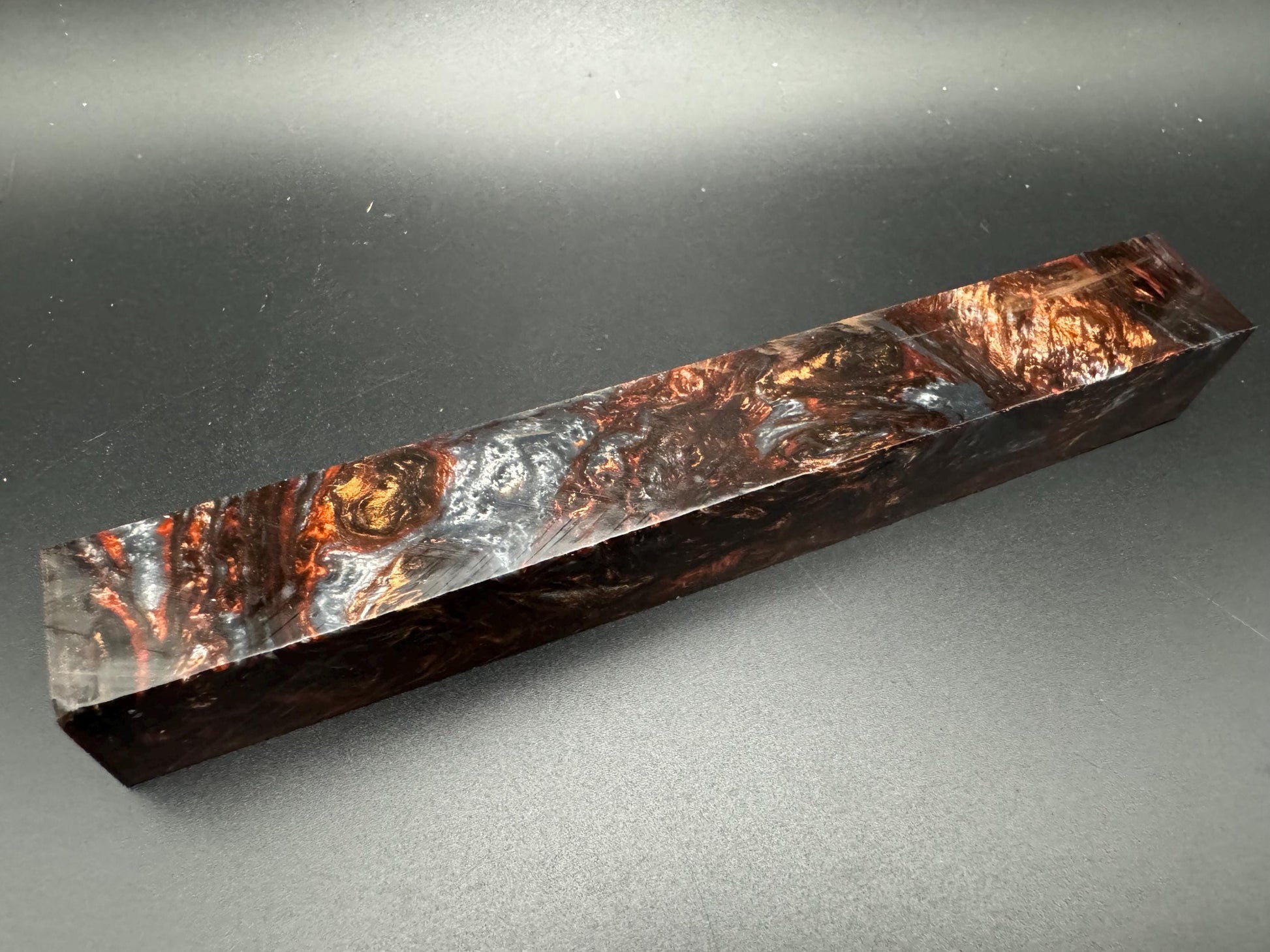 Pen Turning Blank, Alumilite Resin, Old Fashioned